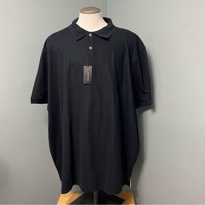 BRITCHES black Ultimate Polo shirt Men’s size 5XT short sleeve NWT